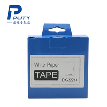 PUTY continuous label DK-22214 black on white label machine QL-700 Thermal paper 27mm*30 48m