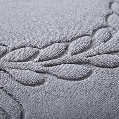 Star hotel ground towels pure cotton washroom anti-slip mat machine bath room thickened water-absorbent full cotton stomp towels