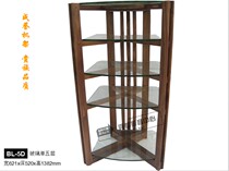 Chengyu solid wood audio rack Glass single five-layer BL-5D speaker cabinet Power amplifier equipment rack Freight to pay