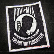 POW MIA US Vietnam War Vietnam War POWs Missing Persons Remembrance Arm Badge Badge