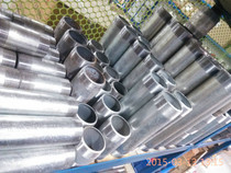 Water pipe double wire galvanized pipe outer wire 1 meter lengthened direct joint 6 minutes 50 Internal DN20*100 200 300