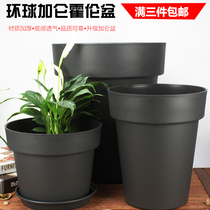 Holen flowerpot indoor balcony green multi-meat rose resin plastic thickened potted plant cactus rich bamboo