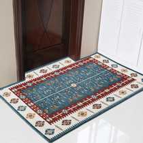 (Foyer) foyer floor mat Mediterranean household absorbent non-slip mat custom mat entrance mat entrance mat carpet