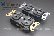 OFC oxygen-free copper gold plated hi-end grade fever power outlet American socket core American standard socket