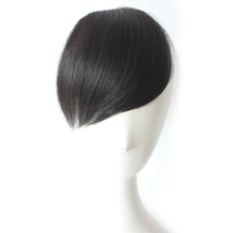 True hair oblique bangs incognito invisible fake bangs Hand woven middle bangs wig replacement hair repair face wig