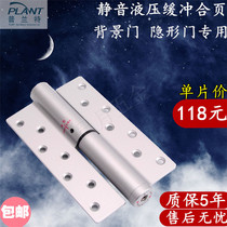 Plant invisible door hinge automatic closing buffer invisible hydraulic damping spring hinge self-closing closing hinge 6 inch