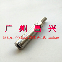 Large three-core 6 35mm straight-inserted stereo mother seat dual track socket microphone socket 6 5 Audio straight socket