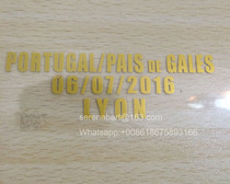 2016 Euro Cup Portugal Vs Wales Vs Printed Dont Note Football Match Dont Note
