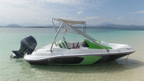 Double-deck luxury speedboat yacht high-speed boat sports boat fishing boat with off-board machine