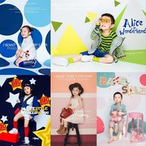 Childrens photography background cloth studio Nick ins Xiaoqing new 100 days old photo photo home indoor photography