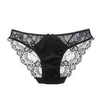 Woman's secret high-paying lady sexy lace comfortable and soft cut open and transparent low waist sexy triangle panties