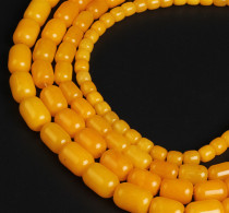 Natural Chalcedony Tibetan Bucket Beads DIY Bodhi Beads Bracelet Jewelry Accessories Joker