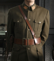 Film and television props National Army cowhide armed belt