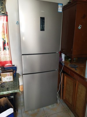 Midea/美的 BCD-258WTM(E)三门冰箱风冷无霜节能家用三门电冰箱