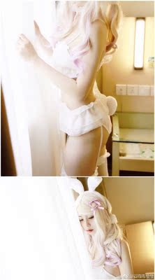 买来拍COS写真，自己搭配的兔子耳朵，很可爱ヾ(=ﾟ･ﾟ=)ﾉ喵♪喵♪喵♪喵♪喵♪~