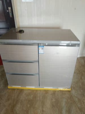 尊贵 BCD-210CV卧式橱柜冰箱推拉抽屉嵌入式家用冰箱矮冰箱