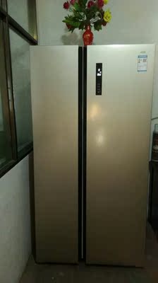 MeiLing/美菱 BCD-601WPCX 双开门冰箱 对开门家用风冷变频电冰箱