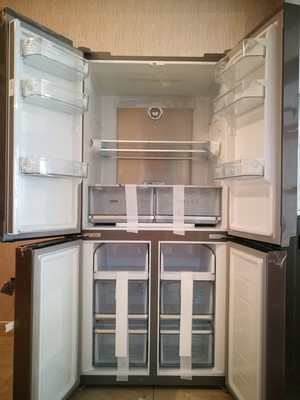 Midea/美的 BCD-428WTPZM(E)十字门冰箱双开门变频风冷家用电冰箱