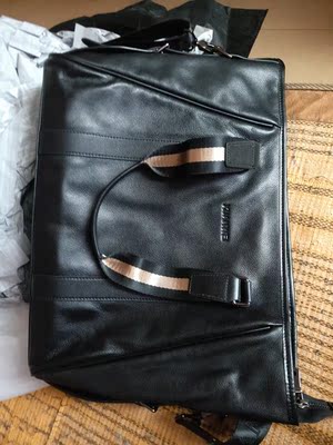 轩唯男士手提包男包真皮横款商务休闲公文包单肩包软皮牛皮斜挎包