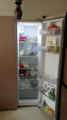 Midea/美的 BCD-521WKM(E)双门对开门电冰箱家用节能风冷无霜冰箱