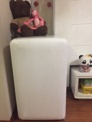 minij/小吉 BC-121C青春版 冷藏冷冻单门小型复古电冰箱家用静音
