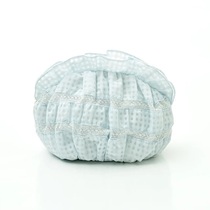 New Ice Cream Lace Tilted Pleated Lace Handbag Half Round Bag Cosmetic Bag