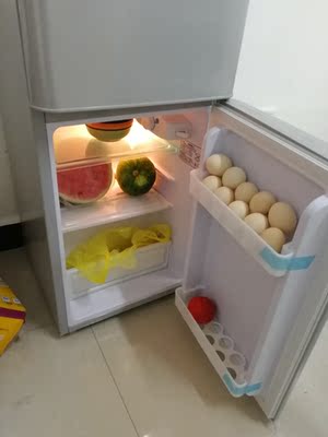 Chigo/志高 BCD-108A冰箱小型家用双门式二人世界双开门宿舍特价