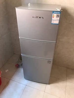 新飞小型冰箱三门家用冷藏冷冻小冰箱三开门式电冰箱双门宿舍节能
