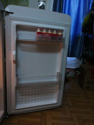 minij/小吉 BC-121C青春版 冷藏冷冻单门小型复古电冰箱家用静音