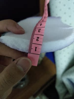 太厚了，我只好自己把垫子剪掉了