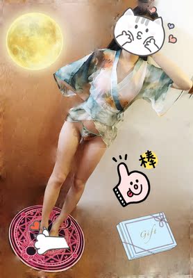 欠了好久的返图嘿嘿嘿 主人回来了要服侍主人太忙了 这个超舒服呀 纱网质感 超棒的颜色！希望胖次猫多出点和风的呀～