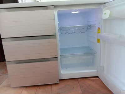 尊贵 BCD-210CV卧式橱柜冰箱推拉抽屉嵌入式家用冰箱矮冰箱