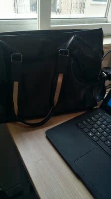 轩唯男士手提包男包真皮横款商务休闲公文包单肩包软皮牛皮斜挎包