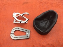 Pipe fittings portable stainless steel folding metal tobacco bucket bracket silver black