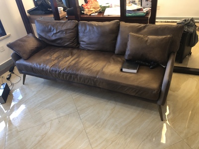 真实使用感受EVITA|Home真皮沙发怎么样,大不大气,值得入手吗