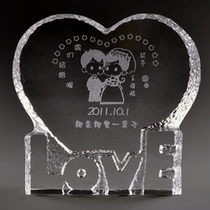 Taobao personality creative Crystal DIY lettering to send male and female friends birthday gifts wedding gifts
