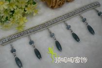 Curtain lace beads lace pendant fabric accessories beads decorative edge accessories pendant edge spike curtain stitching