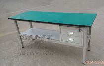 Manufacturer Direct sales double drawer antistatic bench for small and medium table Experimental table test desk workshop operating table