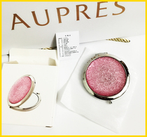 AUPRES Opole Counter Gift Bright Makeup Mirror Portable Mirror Double-sided small mirror
