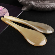 Natural Horn Dial Gluten Bar Face Eye Scraping Cupping Meridians Massage Point Acupoint Beauty Squeegee