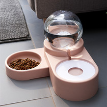 Pet supplies Cats drink bubble automatic drinking machine cat bowl bowl spherical bowl bowl double bowl basin 1800ML