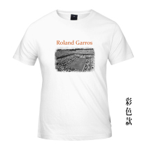 French tennis court retro classic t-shirt grand slam French Open French Open French Open tennis short sleeve