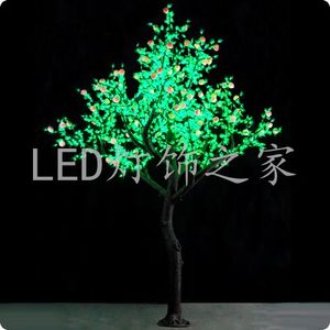 LED桃树 3.8米2976灯水蜜桃绿叶 LED高仿真