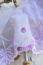 High quality embroidered Lolita style lace skirt dress cuff lace accessories Cherry