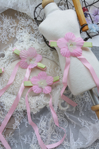 Ribbon bow bride head jewelry material decoration ancient style handmade doll clothes DIY make accessories