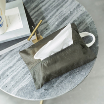 Japan PUEBCO retro environmentally friendly recycled parachute cloth tissue cover can be hung with creative tissue box storage bag