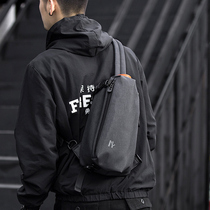 New personality chest bag Male Tide Card Backpack Street Trend Single Shoulder Inclined Satchel Bag for leisure Postbag Leisure Postbag