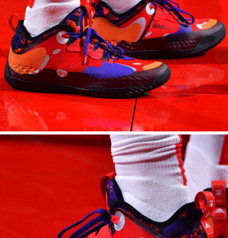 adidas阿迪达斯hardenvol5哈登5代男实战黑白缓震篮球鞋fz1070