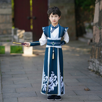 Han-suited boy Chinese style old childhood Tang dress Antique Wu Man Guo Guo Guo Guo Guo State School Performance Costume