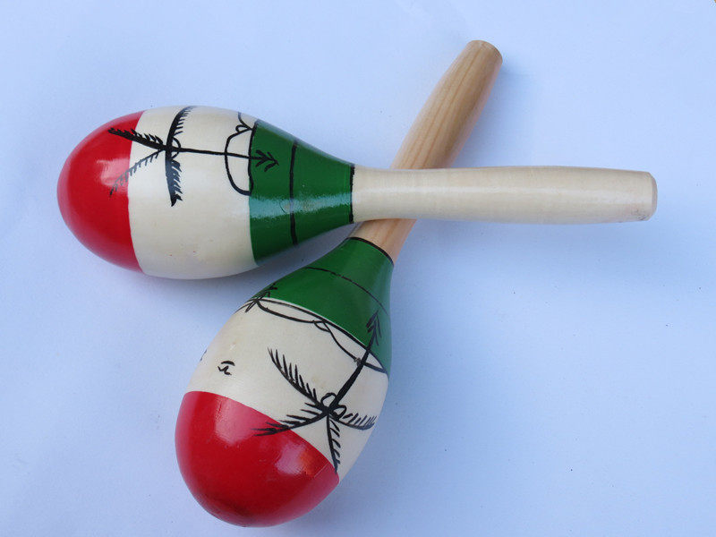 奥尔夫打击乐器 大号木质沙锤 沙蛋 椰子沙球 摇铃 乐队专用沙筒